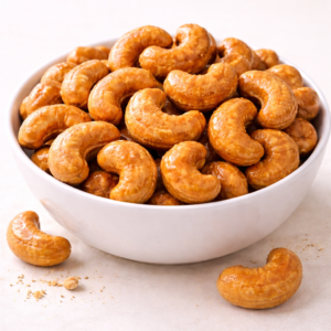 honey roasted cashews sweet crunchy snack