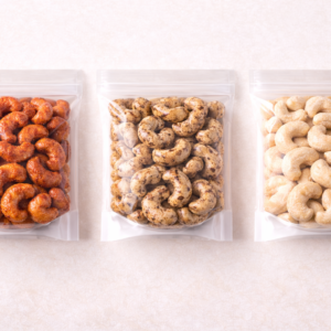 savoury cashew combo pack chilli pepper salted roasted